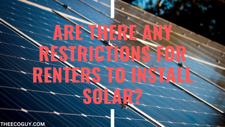 Are There Any Restrictions for Renters to Install Solar?